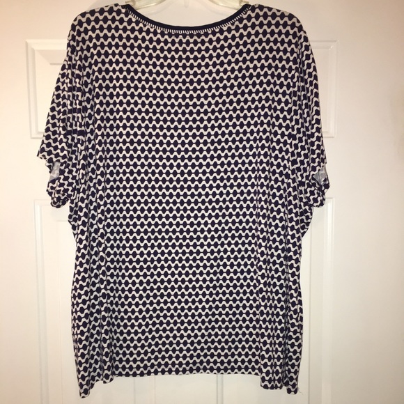 🆕TOMMY HILFIGER CUTE TOP-BLUE & WHITE-NEW & CUTE - Picture 4 of 6